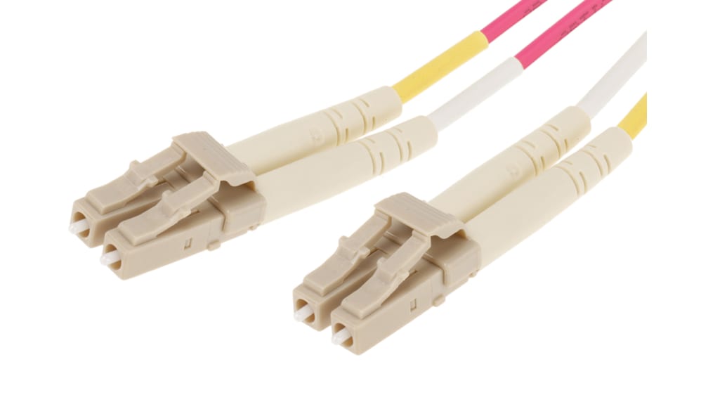 RS PRO 光ファイバーケーブル 900 μm, 5 m, 2芯, アクア, バイオレット