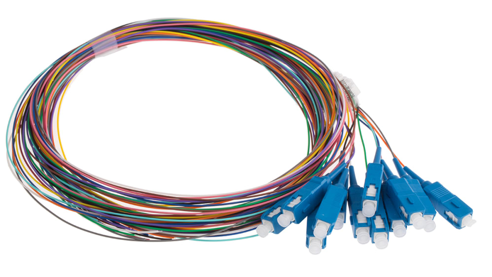 RS PRO 光ケーブル, SC - 未処理終端, シングルモード, 900μm, 2m, 低