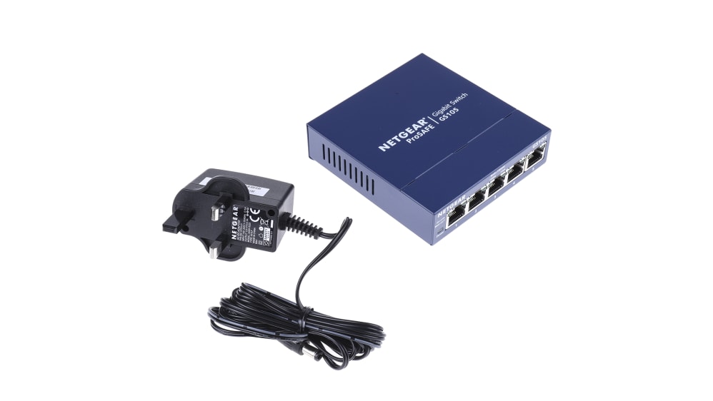 NETGEAR ProSafe 5-Port Gigabit Unmanaged Plus Switch GS105E