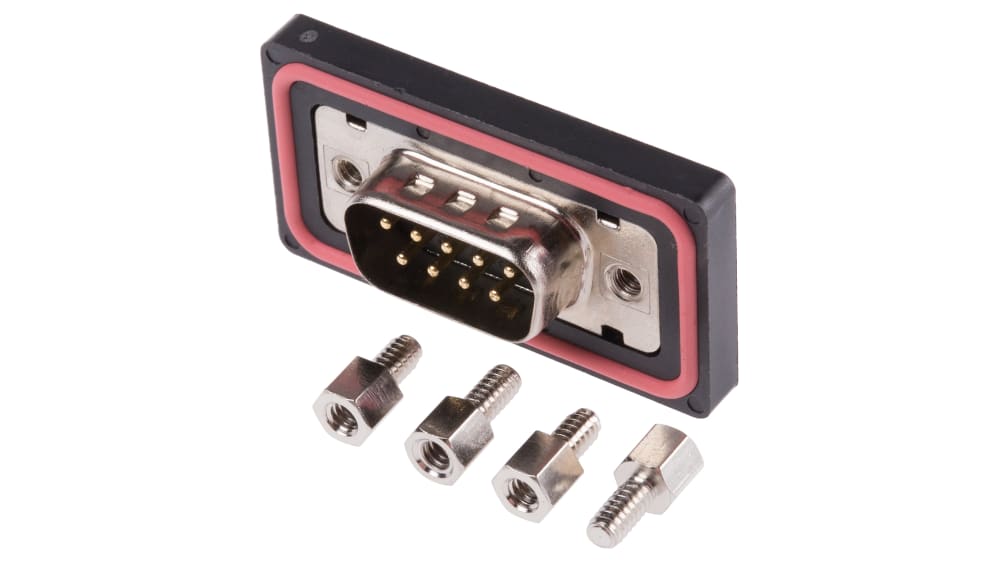 RS PRO Sub-D Steckverbinder E Stecker , 9-polig , Tafelmontage  