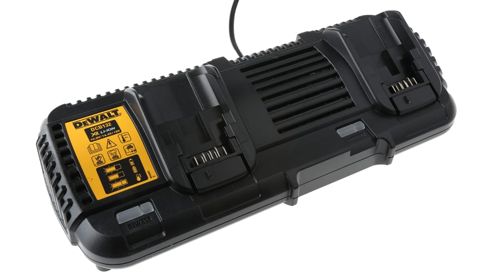 Dewalt dcb132 battery charger top