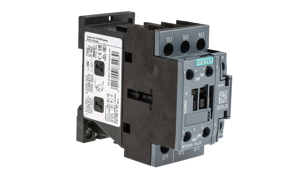 3RT2026-1AL20 | Siemens 制御リレー 3RT2シリーズ 3 NO, 22A 40A 