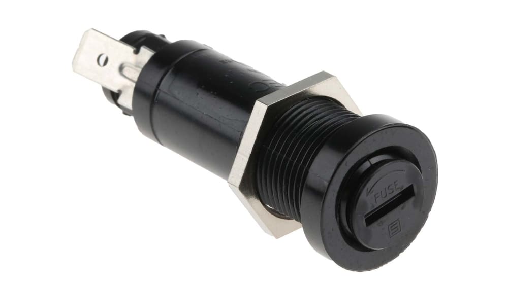 CS 0212 Tripolar Plug With Switch And Panel Fuse Holder – Unbranded Electrical Connector
