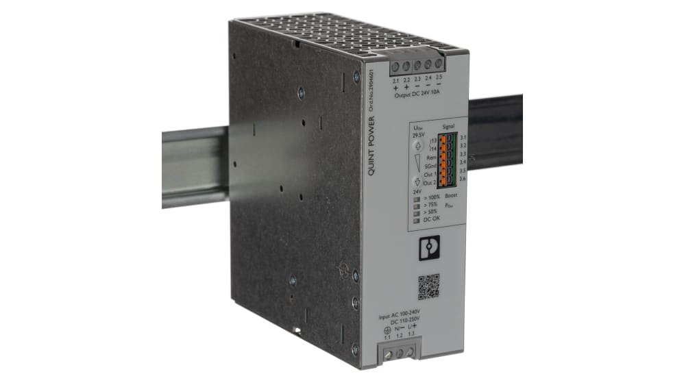 2904601 | Phoenix Contact QUINT POWER Switched Mode DIN Rail Power