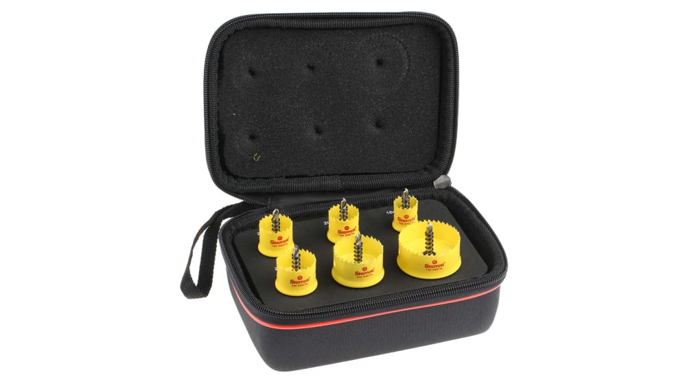 Starrett bi metal hole saw kit deals
