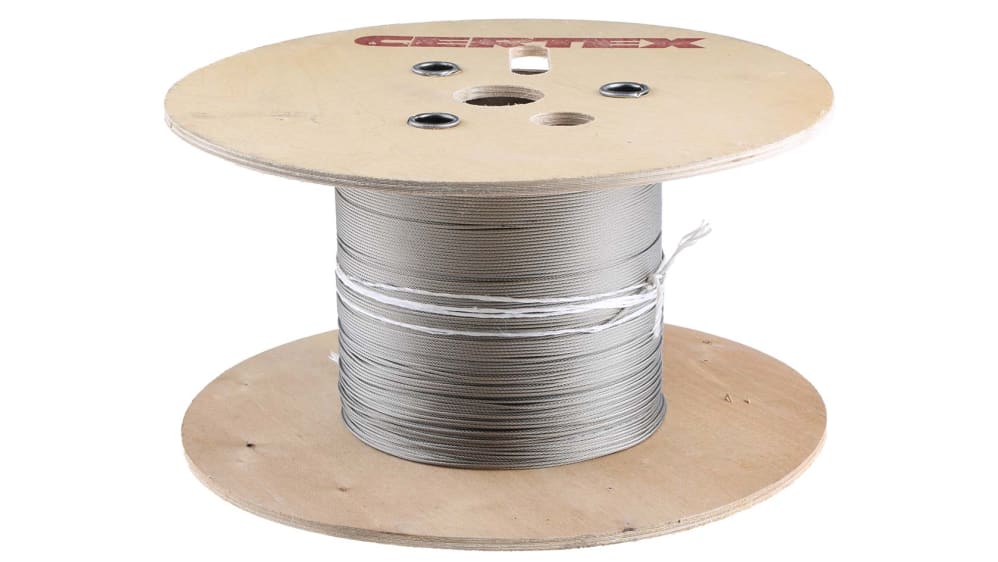 Câble de câble en acier galvanisé de 1,5 mm avec boucle et borne