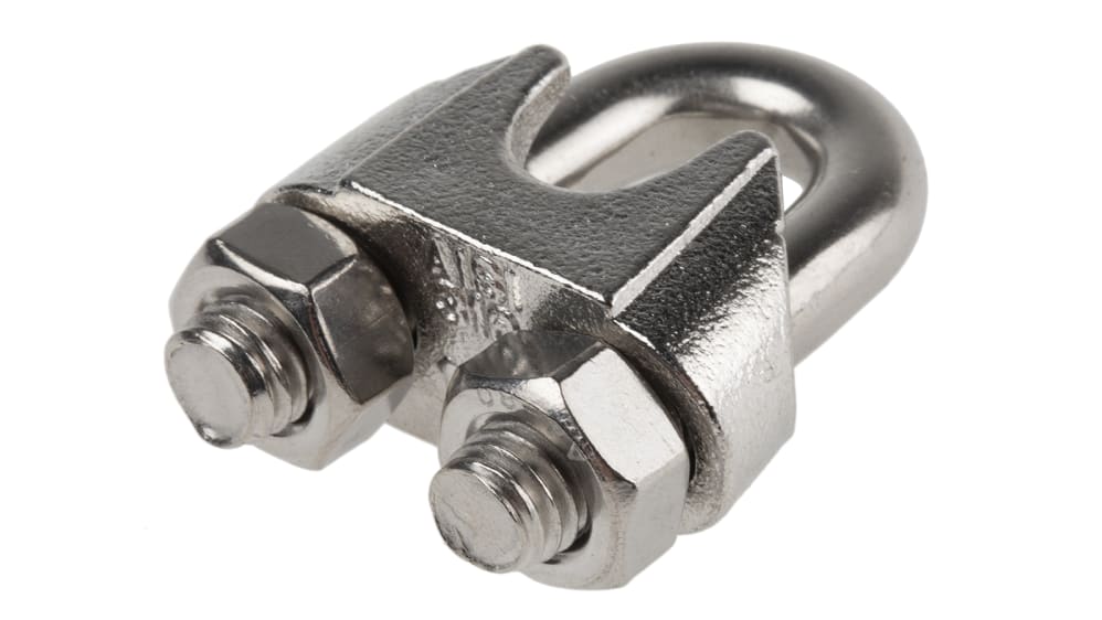 Fixation Câble Garde Corps 3mm M8 10 Serre-câbles Croisés Acier Inoxydable 316 - M8 3mm - Pour Garde-corps Câble Et Treillis Mural Système Treillis Mural - 10