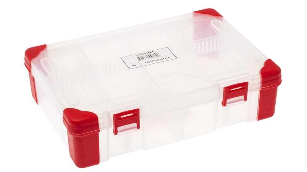 RS PRO パーツケース 高さ：60mm 区画数：9, 奥行：235mm | RS