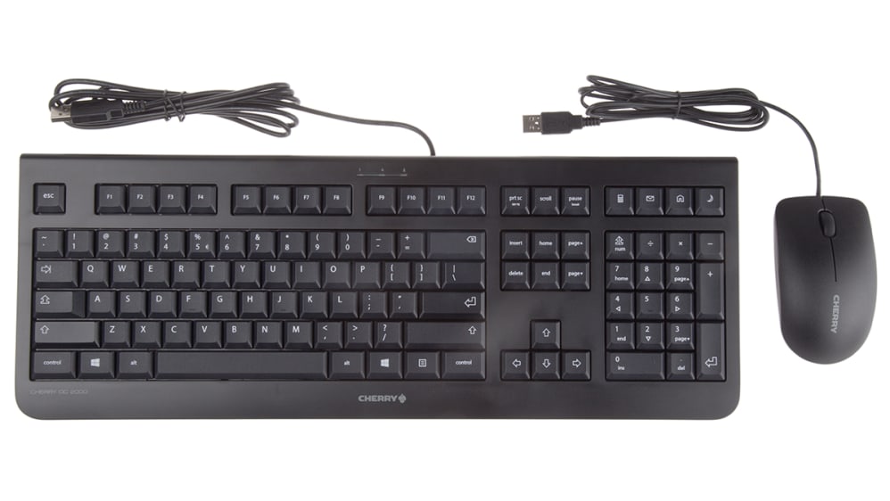 Set Tastiera E Mouse CHERRY DC 2000 - Cablato, Layout ITA, USB, Tastierino Numerico - Foto 7