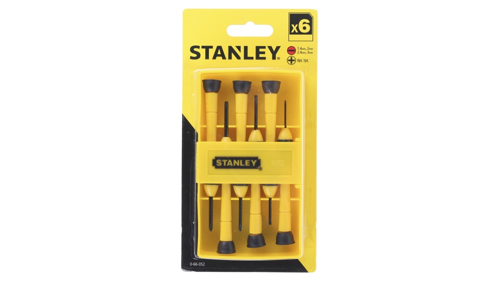 Juego 6 Destornilladores Precision STANLEY 66-052 66-052 66-052