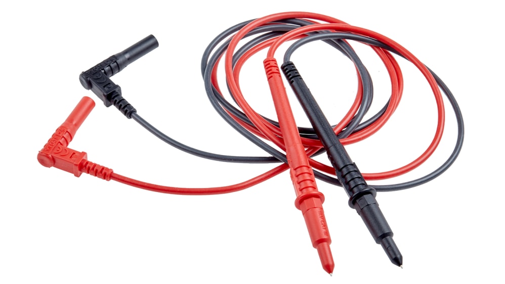 RS PRO マルチメータリード, 1.2 m テストリードキット CAT III 15A | RS