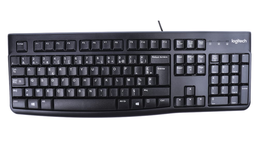 フランス語　Logitech 有線キーボード QWERTY 黒 フランス語 Logitech 有線キーボード QWERTY 黒 2021年厳選】外