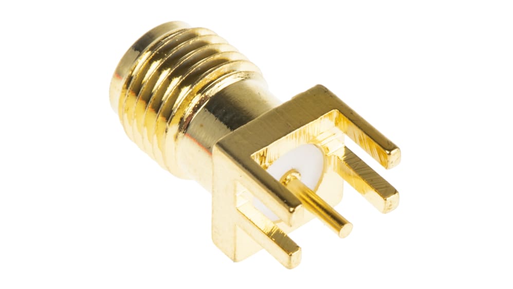 CON-SMA-EDGE-SRP | RF Solutions 同軸コネクタ, SMAコネクタ メス, 50