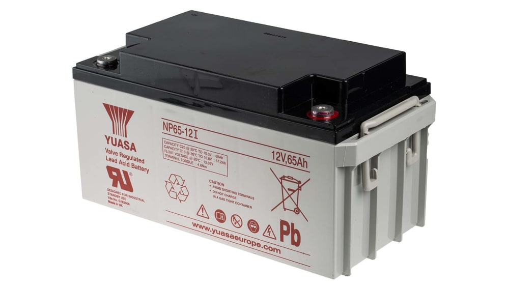 Batterie au plomb étanche Yuasa 12V 65Ah