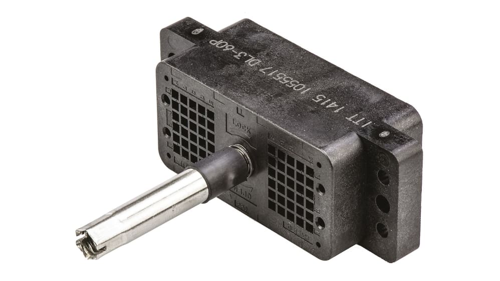 DL3-60P | ITT Cannon, DL 2.54 mm Pitch CanNon-ZIF Plug Body