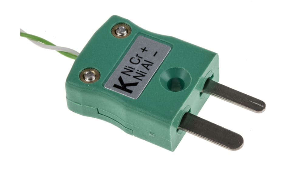 Produktbild von RS PRO Kupfer-Thermoelement Typ K – Ø 6,35 Mm X 1 M, Selbstklebend, Messbereich Bis +200°C, Reaktionszeit 0,7 S – Für Temporäre Temperaturmessung