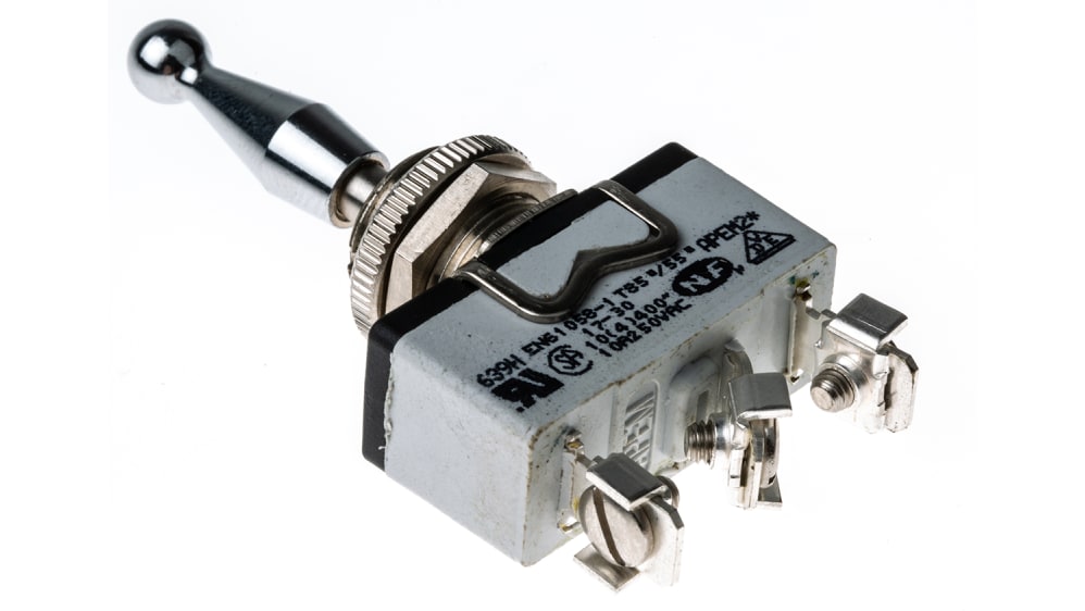 Alpexe® mini interrupteur a bascule ON-OFF 2 broches - broche bleu - MS 243 LC - MS 243 LC