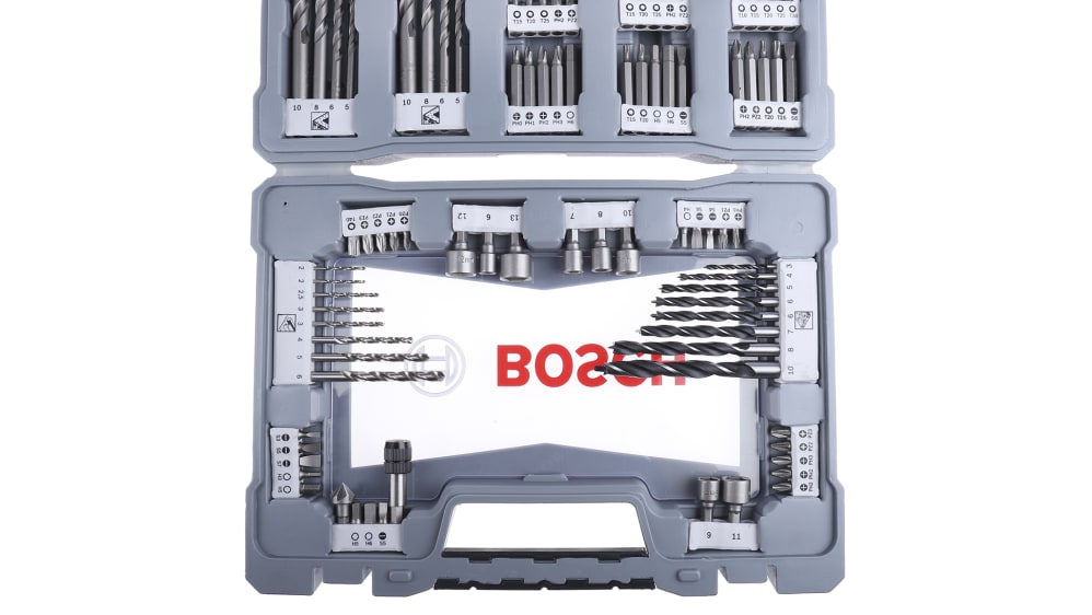 2608P00236 | Bosch | 105-teilig für → 2mm RS 20mm, Mauerwerk Satz HSS-G Spiralbohrer