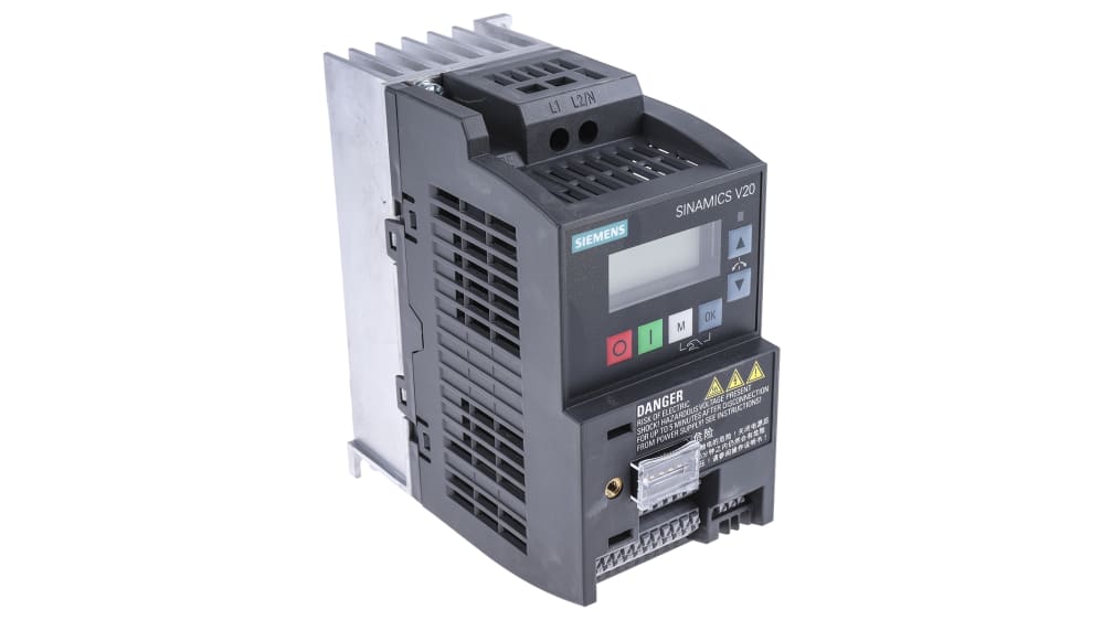 6SL3210-5BB17-5BV1 | Siemens インバータ 0.75 kW 230 V ac 1相 6SL3210-5BB17-5BV1 | Siemens インバータ 0.75 kW 230 V ac 1相