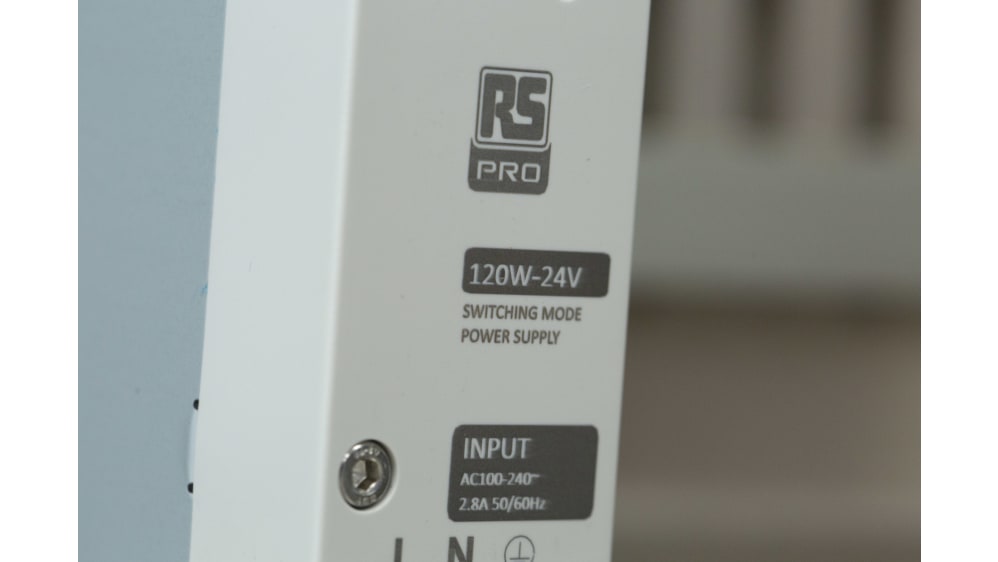 RS PRO Switch Mode DIN Rail Power Supply, 230V ac, 24V dc dc Output, 5A  Output, 120W