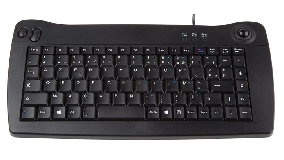RS PRO ミニキーボード ワイヤード, キー配列：AZERTY USB接続