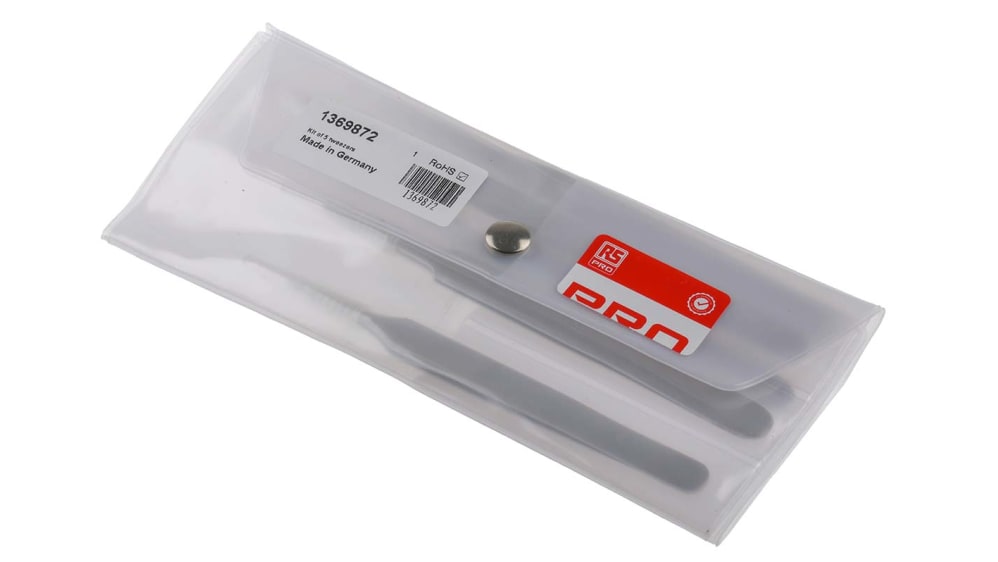 RS PRO Stainless Steel, Tweezer Set | RS