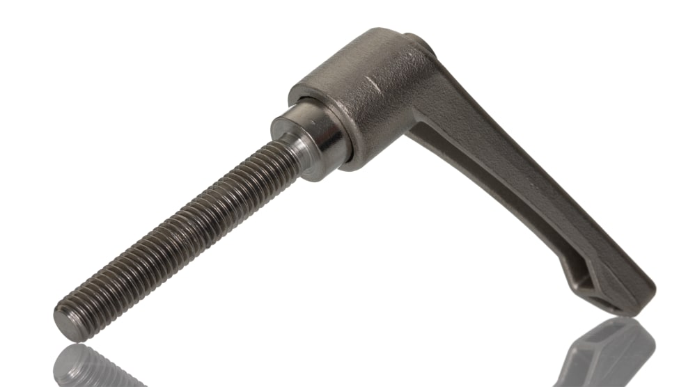RS PRO クランプレバー ステンレス鋼, M10 ステンレス鋼 63 mm | RS
