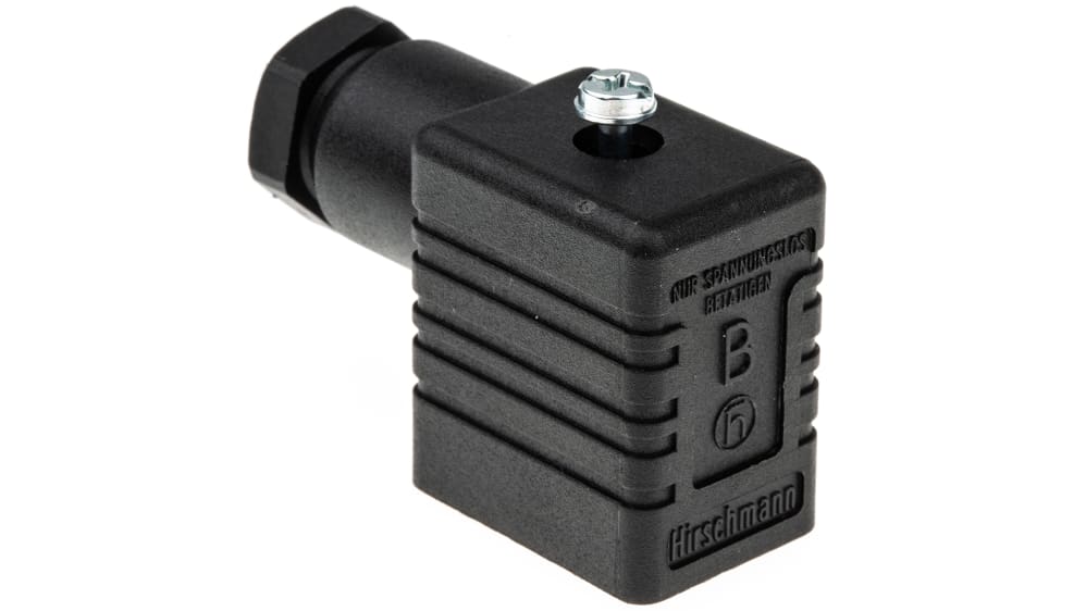 932977100 GM 209 NJ black | Hirschmann GM ソレノイドバルブコネクタ