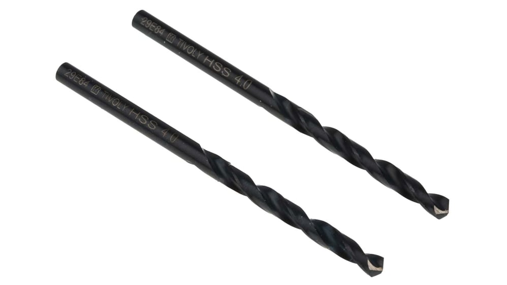 11436720400 Tivoly HSS Twist Drill Bit 4mm Diameter RS
