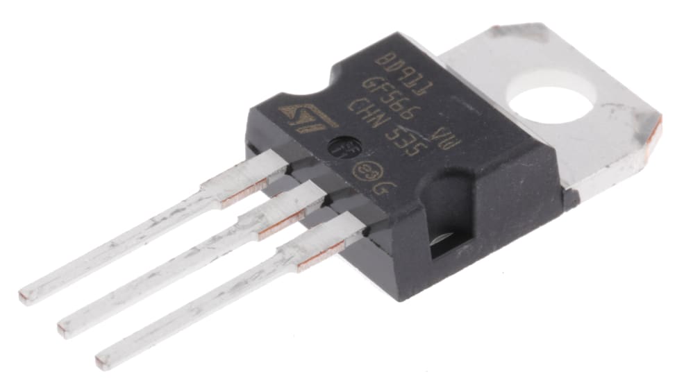 STMicroelectronics トランジスタ, BD911, 3-Pin, 15 A NPN, TO-220