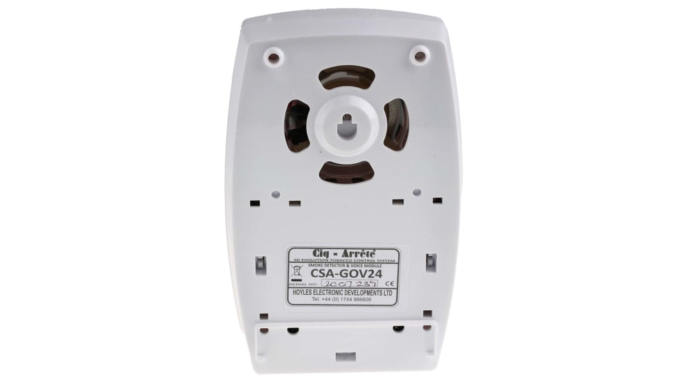 portable cigarette smoke detector 2in1 with Remote Control, No-Smoking and PM2.5 Alarm with Voice Reminder, Tobacco Control Guard Environmental Monitor for Office HAND cigarette smoke detector is perfect for landlords CSA-GOV24 | Hoyles Smoke Detector