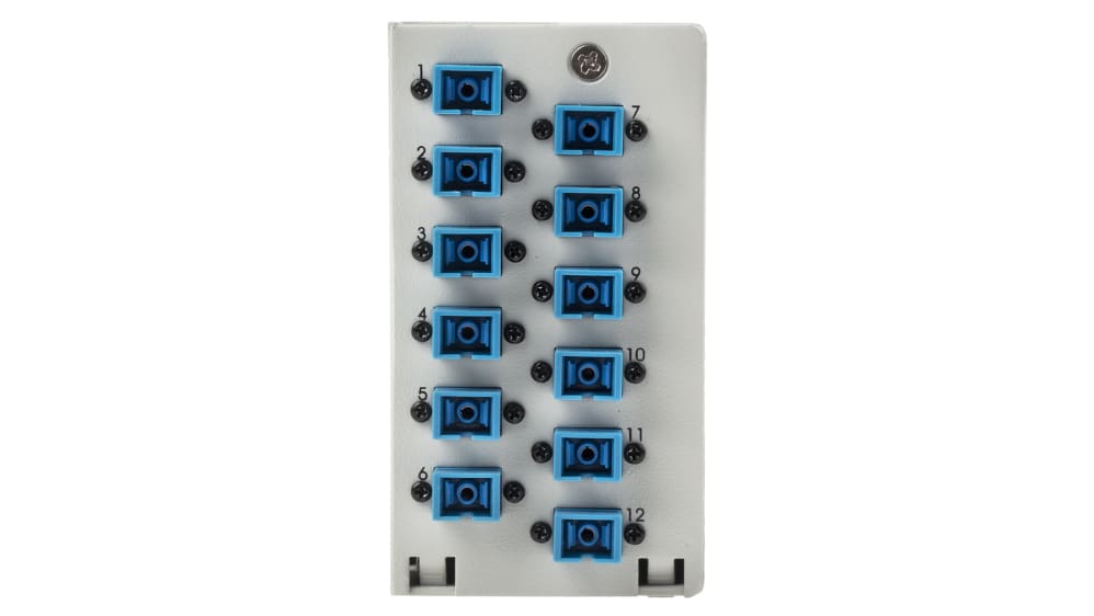 RS PRO Din Rail Demarcation BoxSeries, 12 Port SC, Single Mode