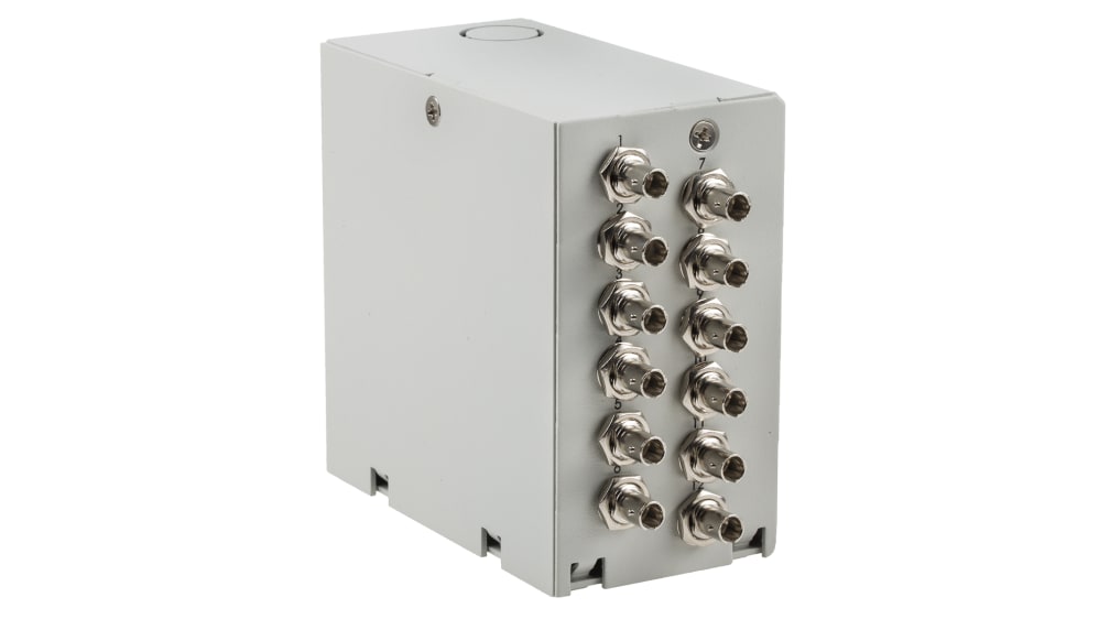 RS PRO Din Rail Demarcation BoxSeries, 12 Port ST, Single Mode