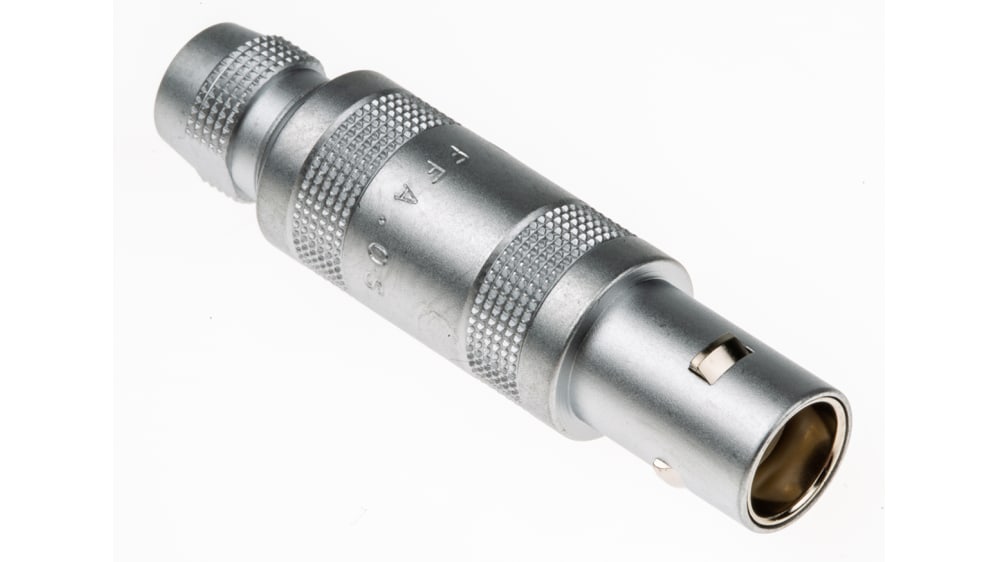 FFA.0S.304.CLAC44 | LEMO オス 丸型コネクタ, 4極, 9 mm プラグ