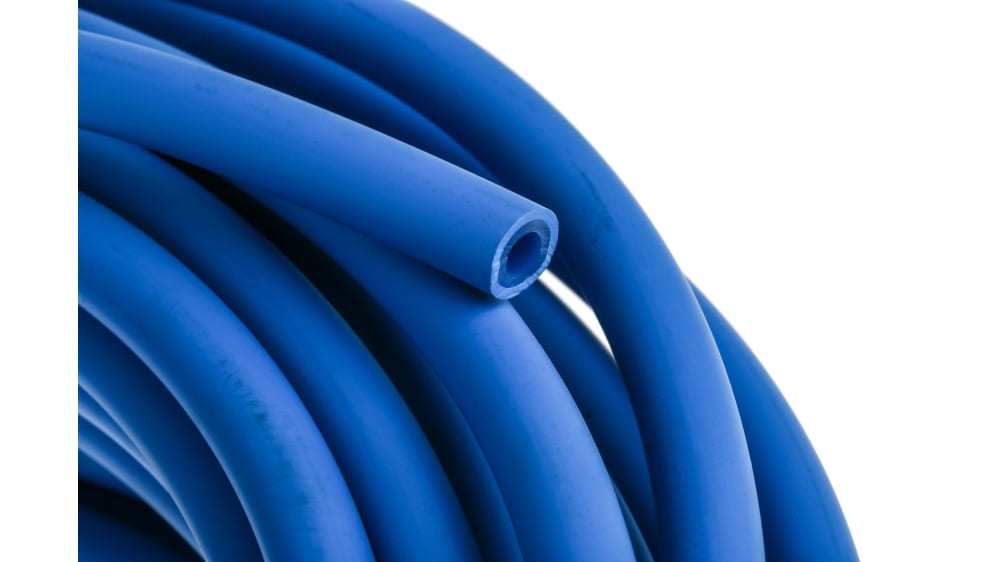 Tuyau à air comprimé RS PRO, 10mm x 6.5mm x 30m Bleu en PUR, PVC