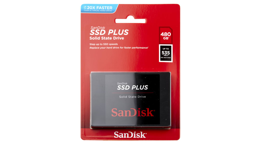 SDSSDA-480G-G26, Sandisk SSD PLUS 63.5 mm 480 GB Internal SSD Hard Drive