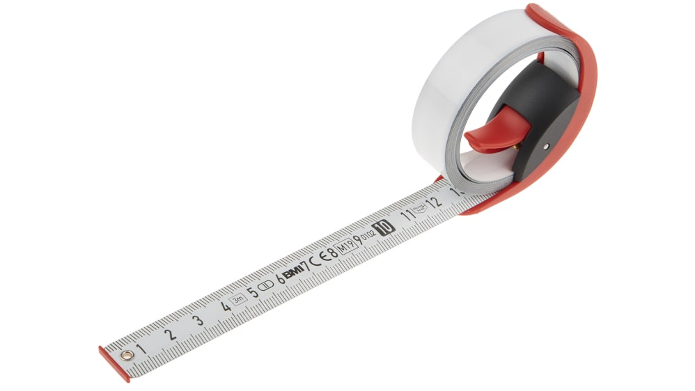 BM429341021  BMI BMI 3m Tape Measure, Metric, With RS Calibration