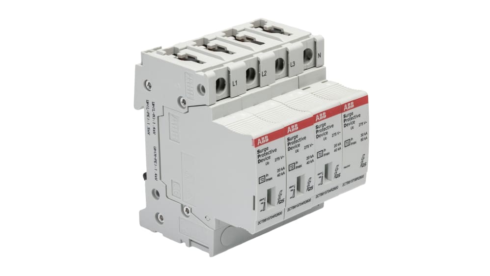 2CTB815704R0800 OVR T2 3N 40-275s P TS QS | ABB, OVR Surge 2CTB815704R0800 OVR T2 3N 40-275s P TS QS | ABB, OVR Surge