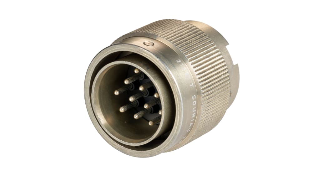 Connecteur Circulaire Mâle 19 Broches SOURIAU - Pour Soudure Et Montage Sur Panneau - Neuf En Emballage
