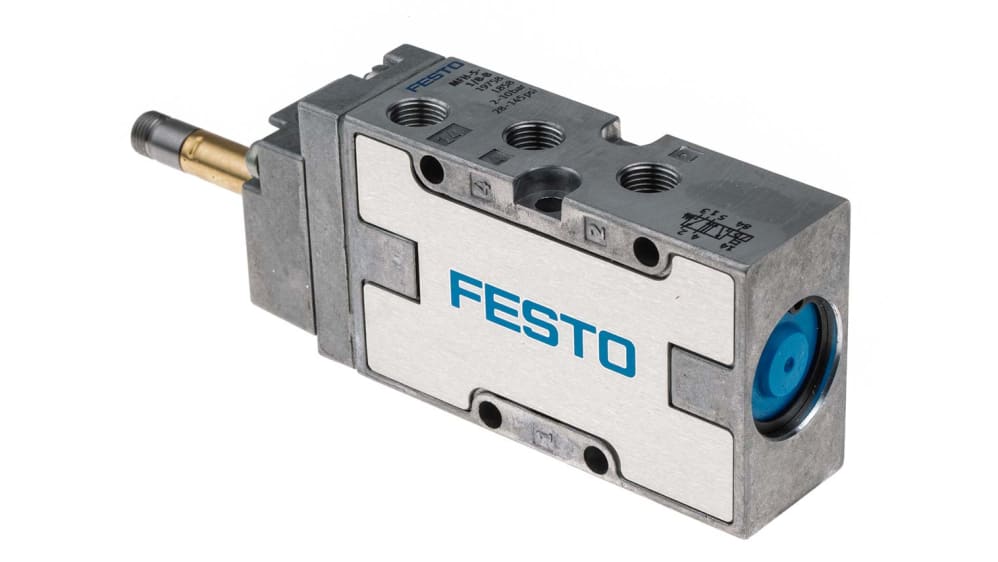 Festo エアソレノイドバルブ, MFHシリーズ, 電気仕様, スルー Festo エアソレノイドバルブ, MFHシリーズ, 電気仕様, スルー