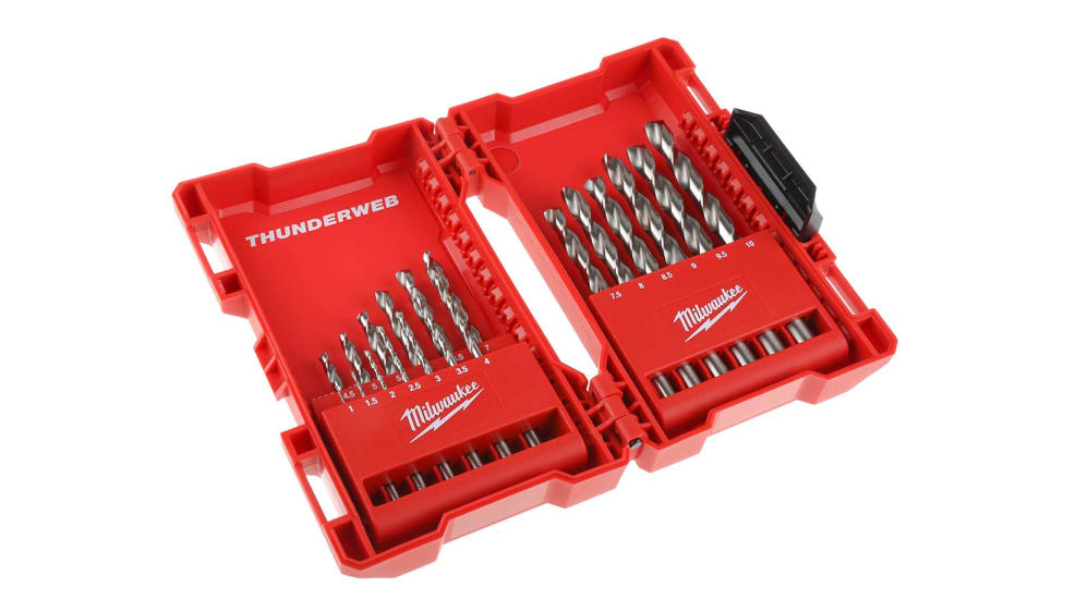 Milwaukee thunderweb drill bit set discount