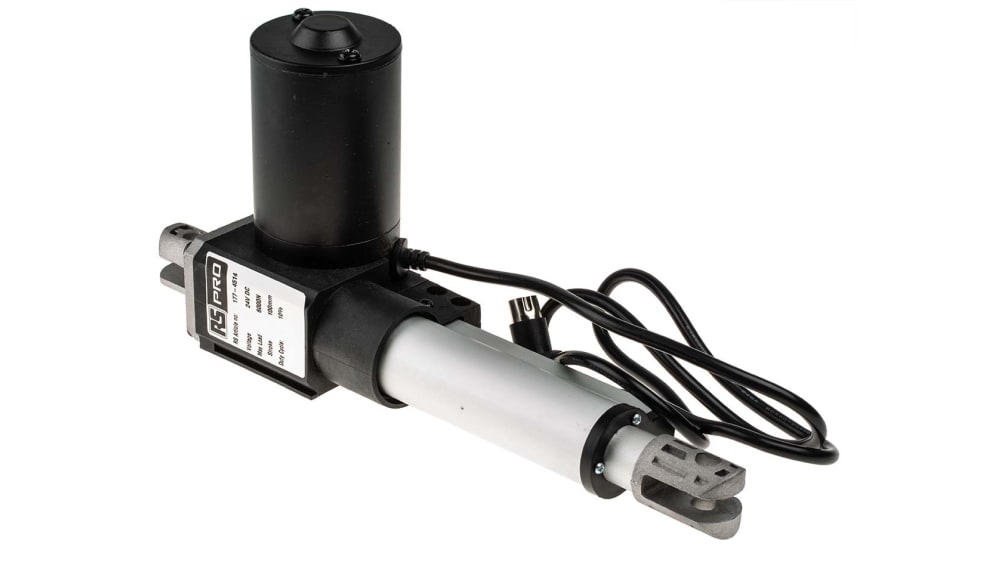 RS PRO Micro Linear Actuator, 100mm, 24V dc, 4000N, 4.2mm/s | RS