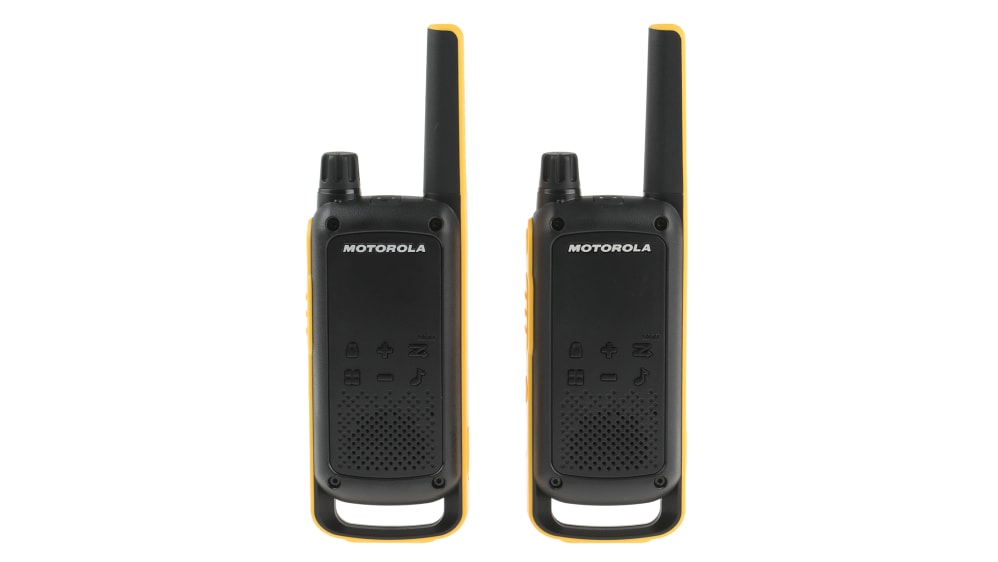 motorola Solutions T210 Radio bidireccional Negro con Rojo, Paquete de