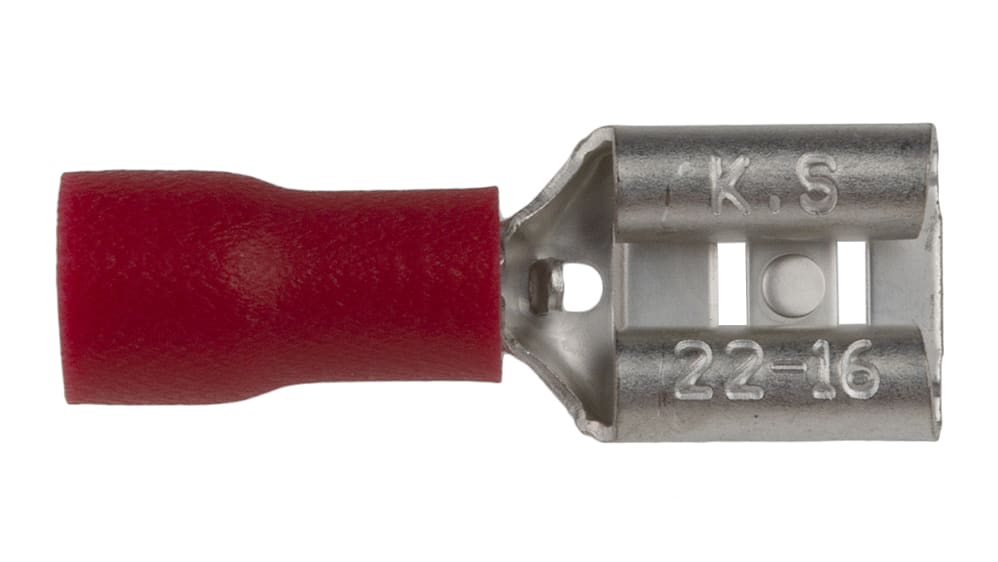 Sページ　aah RS PRO RS PRO Red Insulated Female Spade Connector, Crimp, 0.8 x