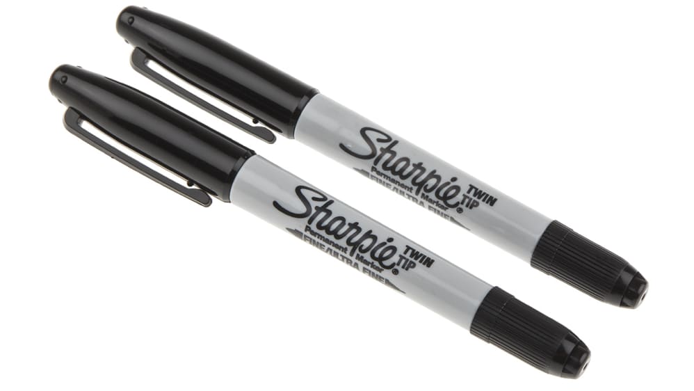 Sharpie Twin Tip Permanent Marker, Black