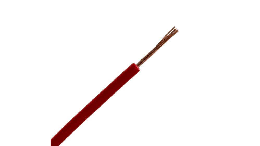 RS PRO Tri-Rated Series Red Hook Up Wire, 22 AWG, 16, 100 m