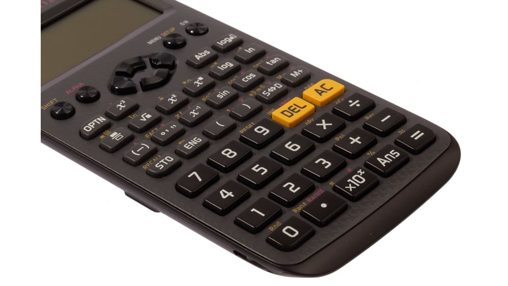 Casio FX-83GTCW Calculatrice Scientifique Noir : : Fournitures de  bureau