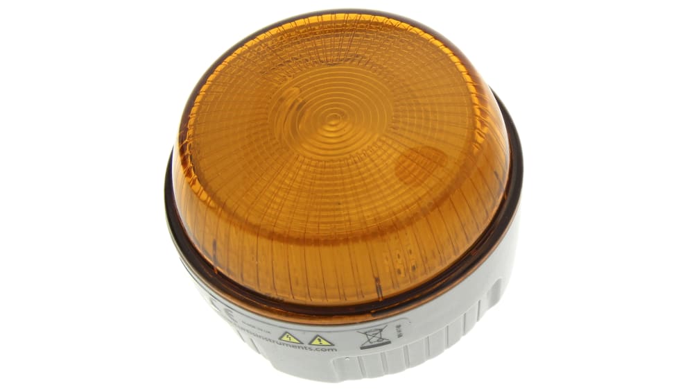 Curtis LP, Xenon Blitz Signalleuchte Orange, 230 V ac, Ø 77mm x 45mm