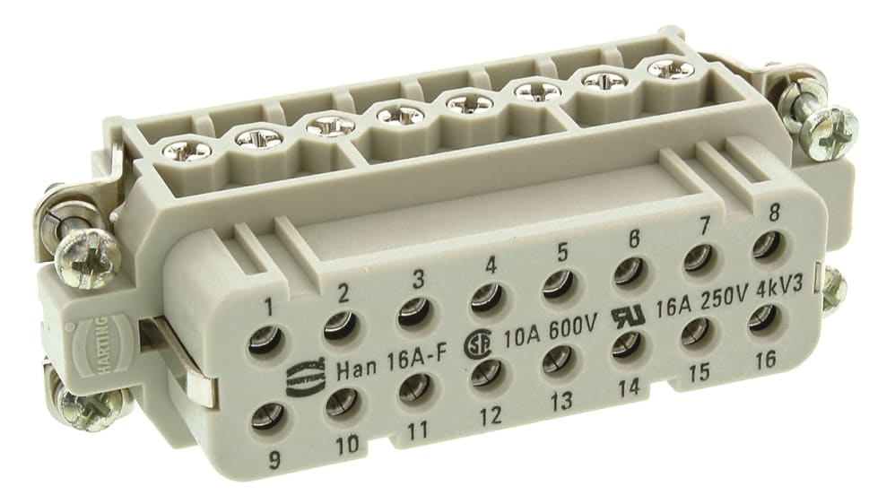 ハーティング ヘビーデューティパワーコネクタインサート Han A