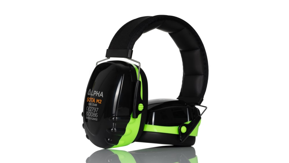 HME/ALP/SOTAM2 | Skytec 防音用イヤーマフ ヘッドバンド Black